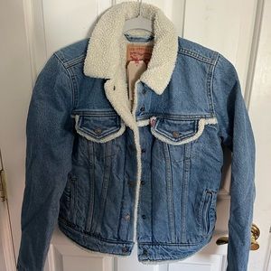 Levi Sherpa lined denim jacket